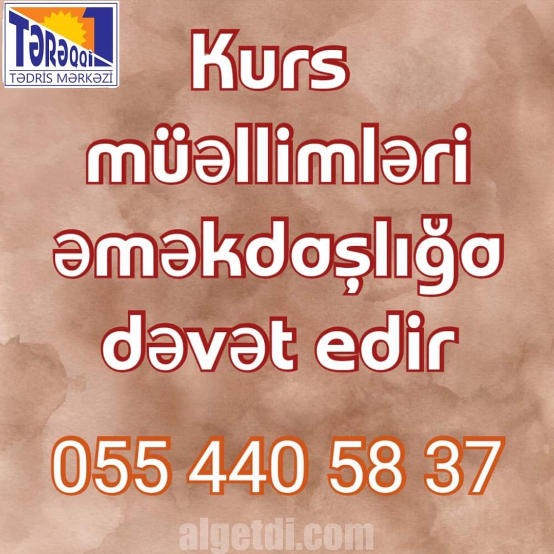 Kurs müəllimləri əməkdaşlığa dəvət edir