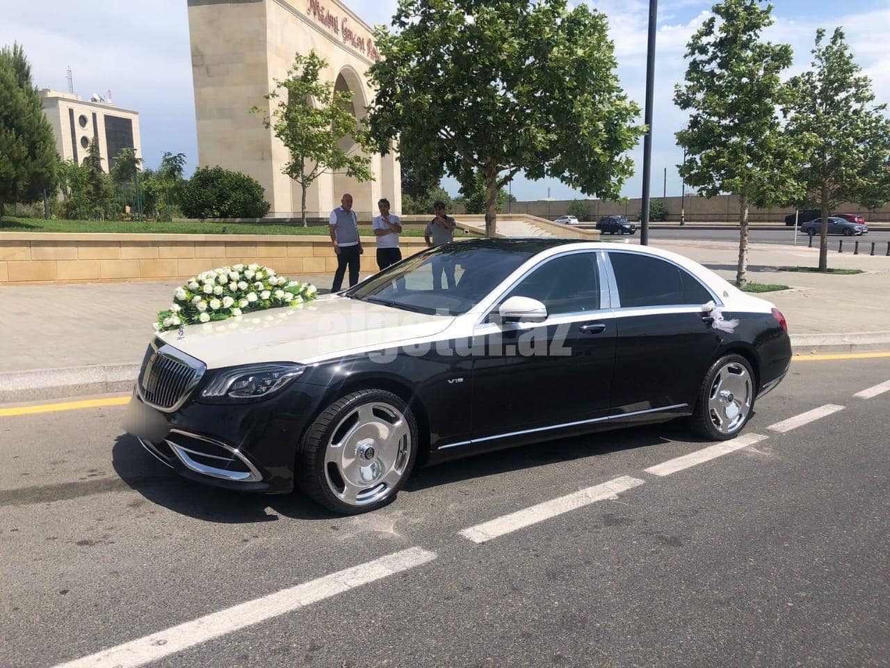 ag qara mercedes s class bey gelin toy masini